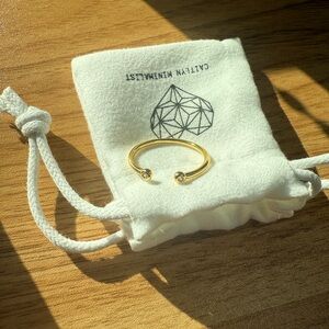 Open Diamond Duo Ring